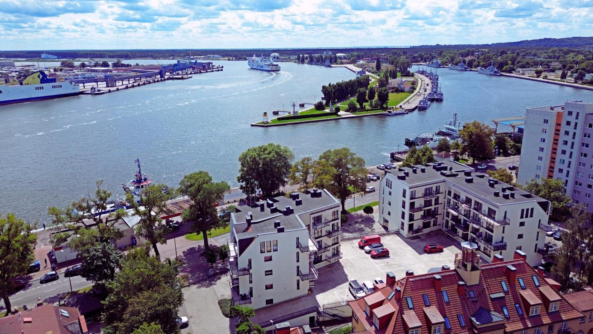 Sunset Apartments - Flotylla. Widok Na Port + Parking. Świnoujście  Eksteriør billede